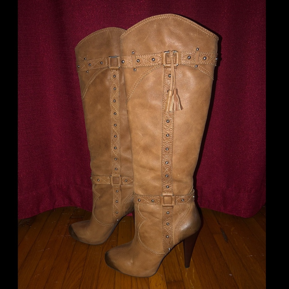 Gianni Bini Apache Knee Heels Boots
